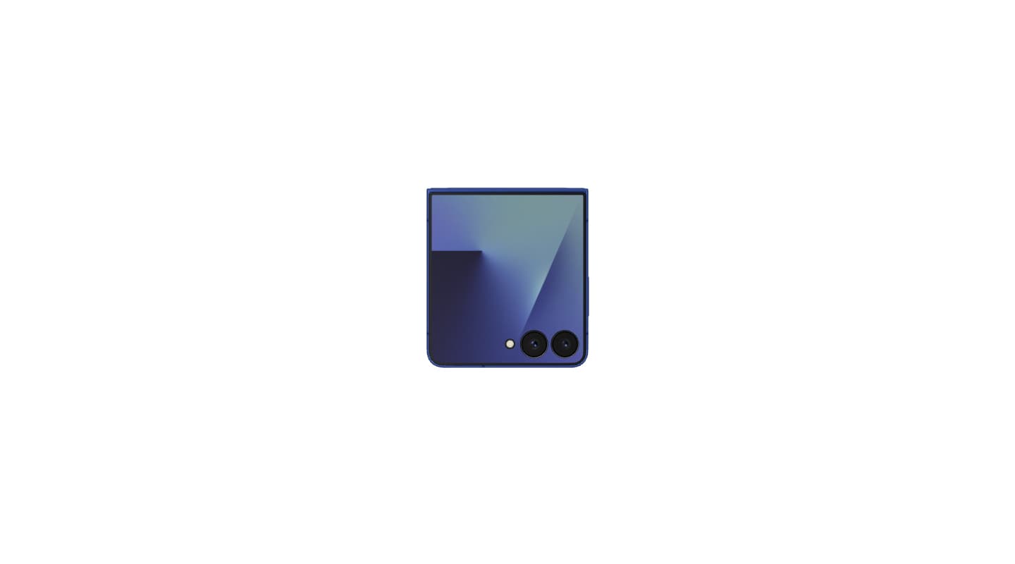 Galaxy Z Flip7 warna Blue Shadow