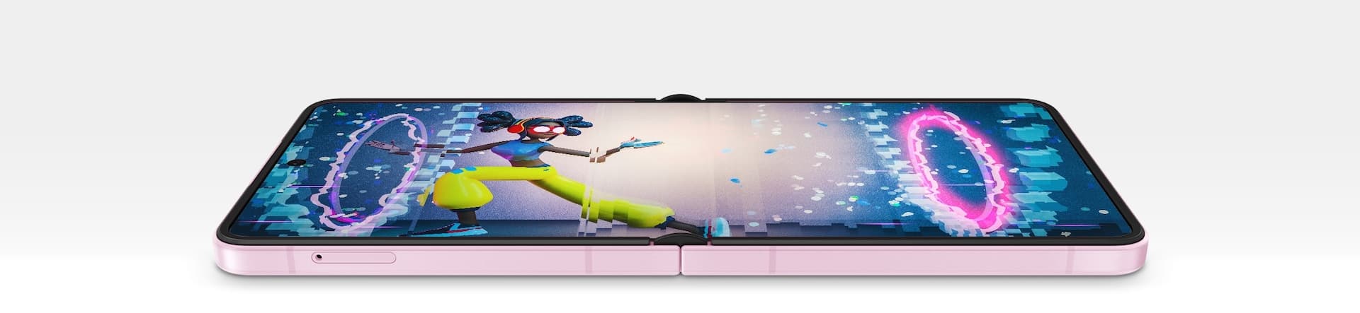 Ilustrasi chipset Snapdragon 8 Elite Gen 5 for Galaxy di dalam bodi ringkas Galaxy Z Flip8