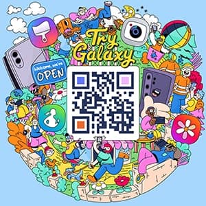 Ikon Try Galaxy untuk mencoba pengalaman One UI